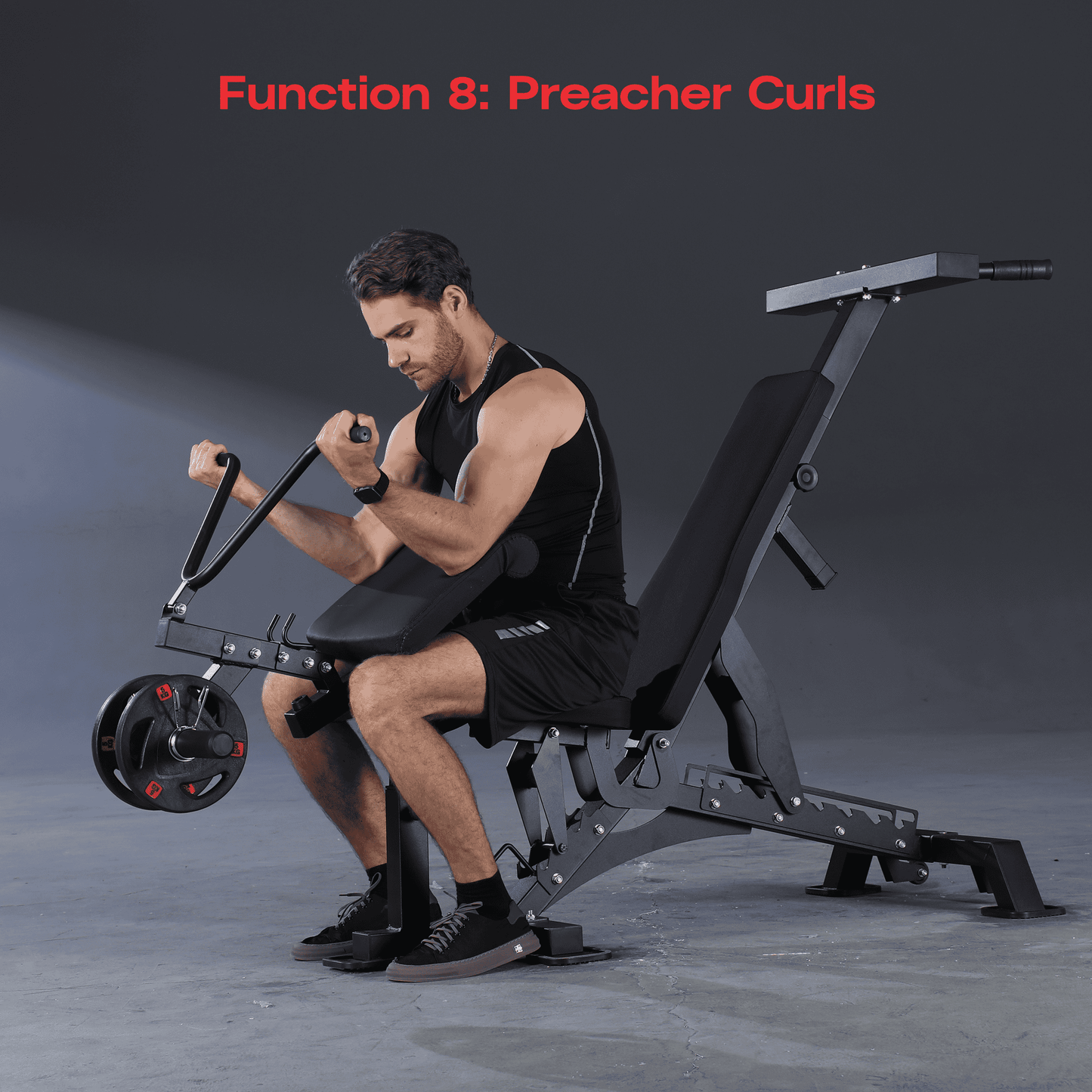 Heavy Duty 8-in-1 Adjustable Bench | Ascend HB-800