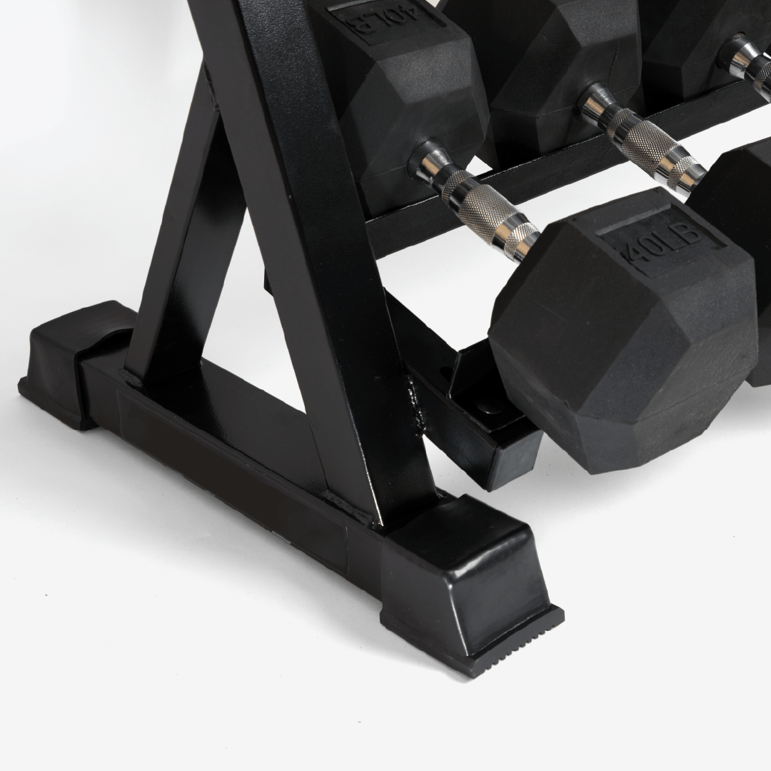Hex Dumbbell Sets With Rack: 5-25, 5-50 & 5-80 lb