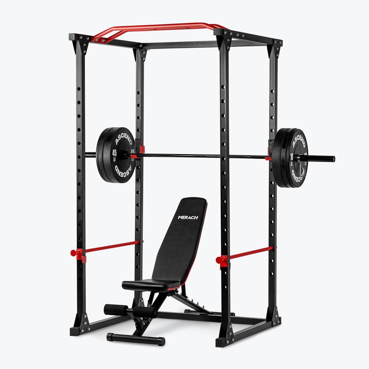 Ensembles d'entraînement olympique avec Bumper plates (Cage Ascend 1.0)