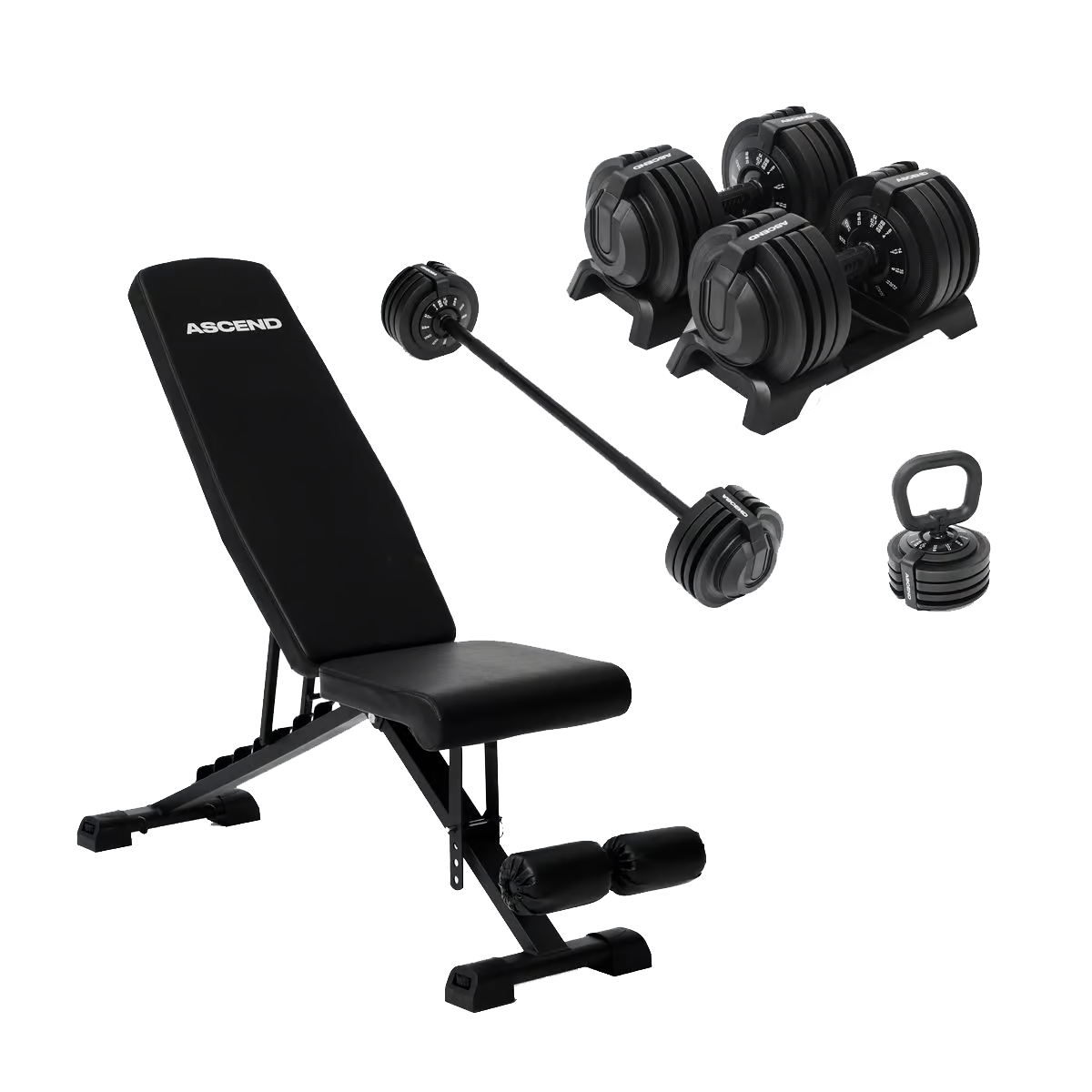 Paire d'haltères réglables - 39 kg I Set d´haltères pour la musculation K-SPORT