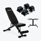 Ensembles : Haltères de Style Nuo (5 à 70 lb ou 7.5-90 lb) et banc ajustable