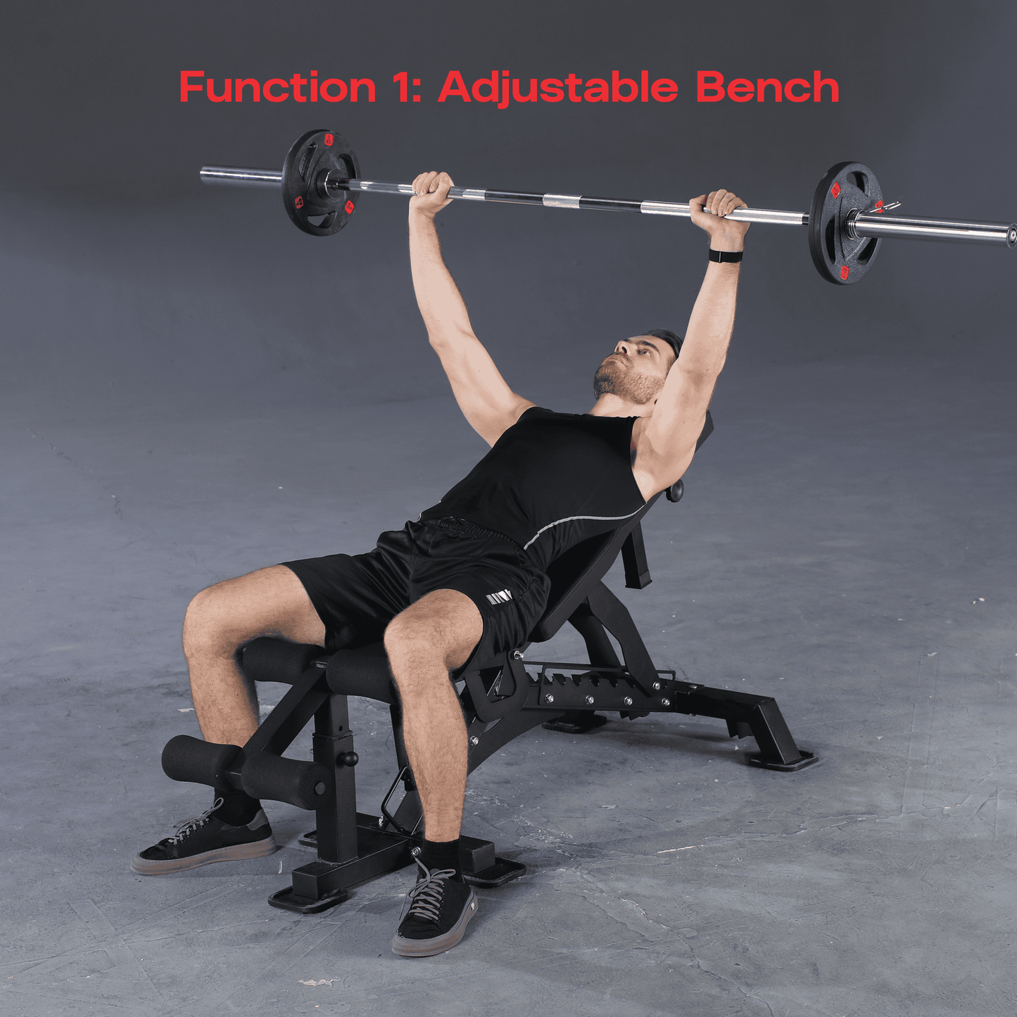 Heavy Duty 8-in-1 Adjustable Bench | Ascend HB-800