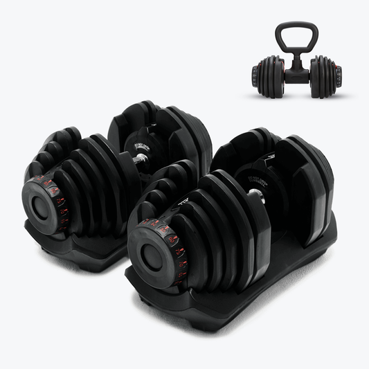 Set of 2 Adjustable Dumbbells (10 to 90 lb)