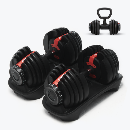 Set Of 2 Adjustable Dumbbells (5 to 52.5 lb)