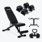 Ensembles : Haltères de Style Nuo (5 à 70 lb ou 7.5-90 lb) et banc ajustable
