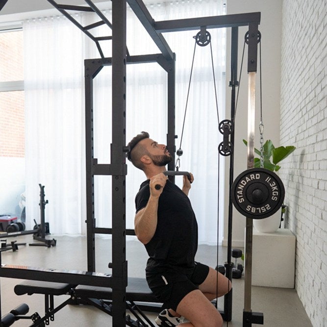 Ensembles d'entraînement olympique avec Bumper Plates (Cage Ascend 3.0)