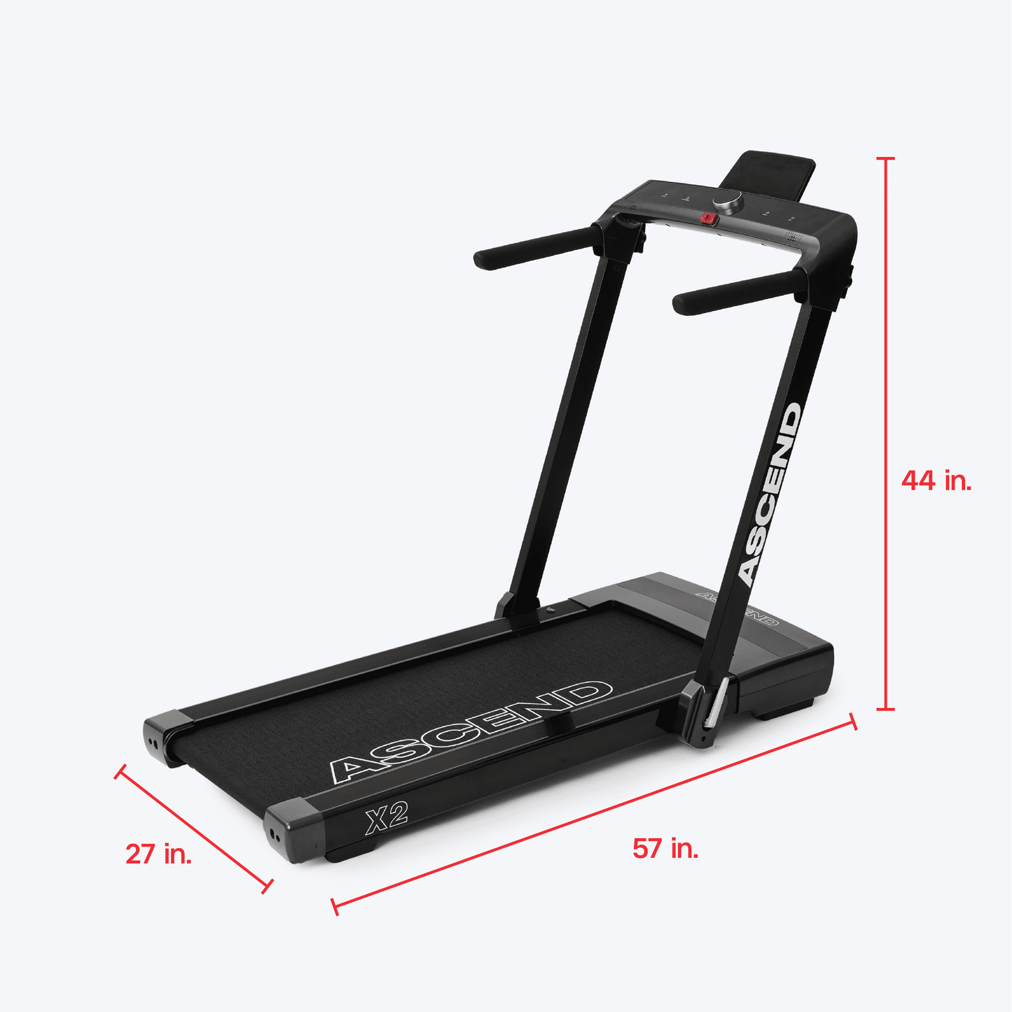 Ascend X1 | Tapis Roulant 2 en 1 Compact