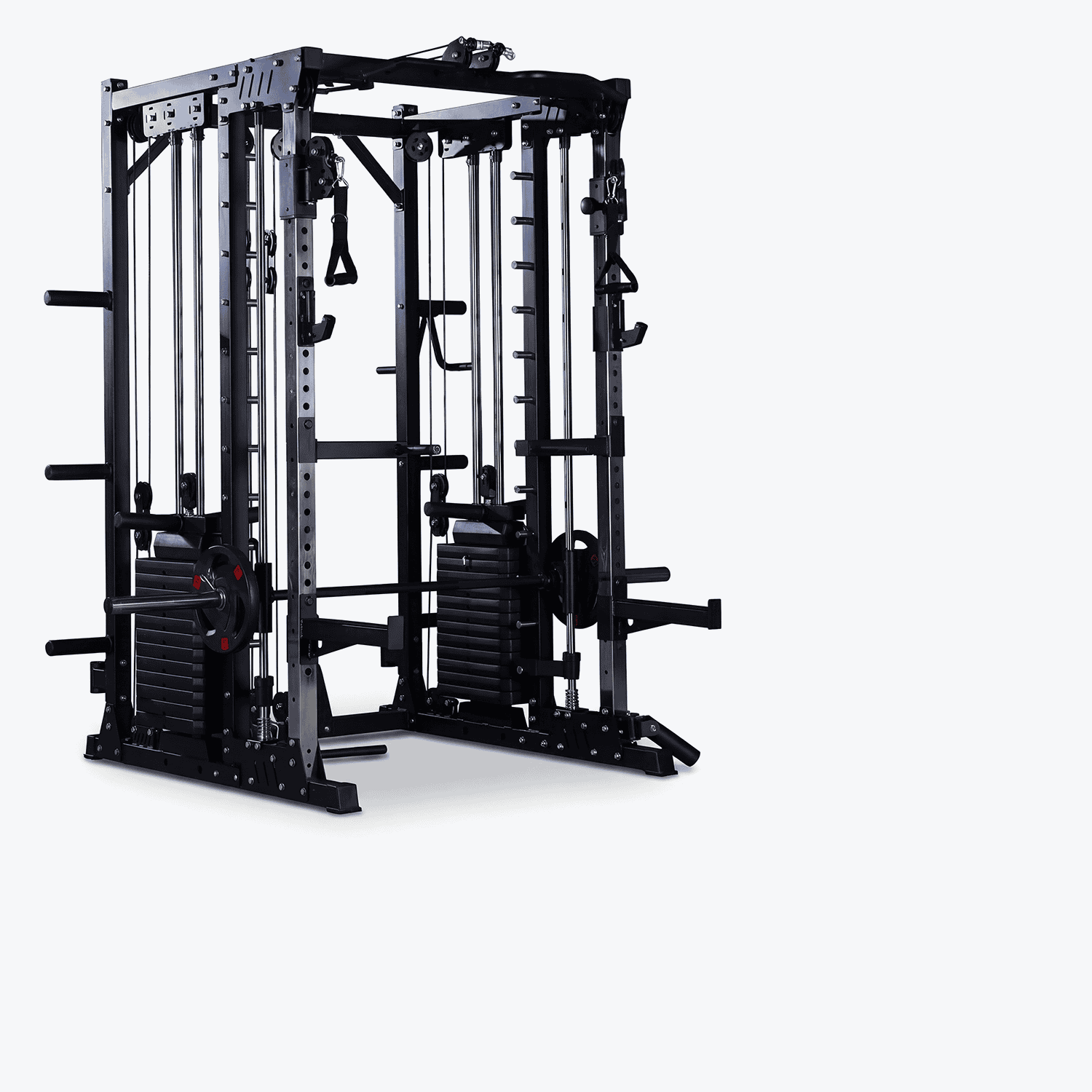Multi-Function Smith Machine Bundles with Bumper Plates | Ascend