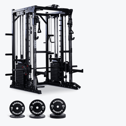Ensemble olympique Multi-Fonction avec Bumper Plates