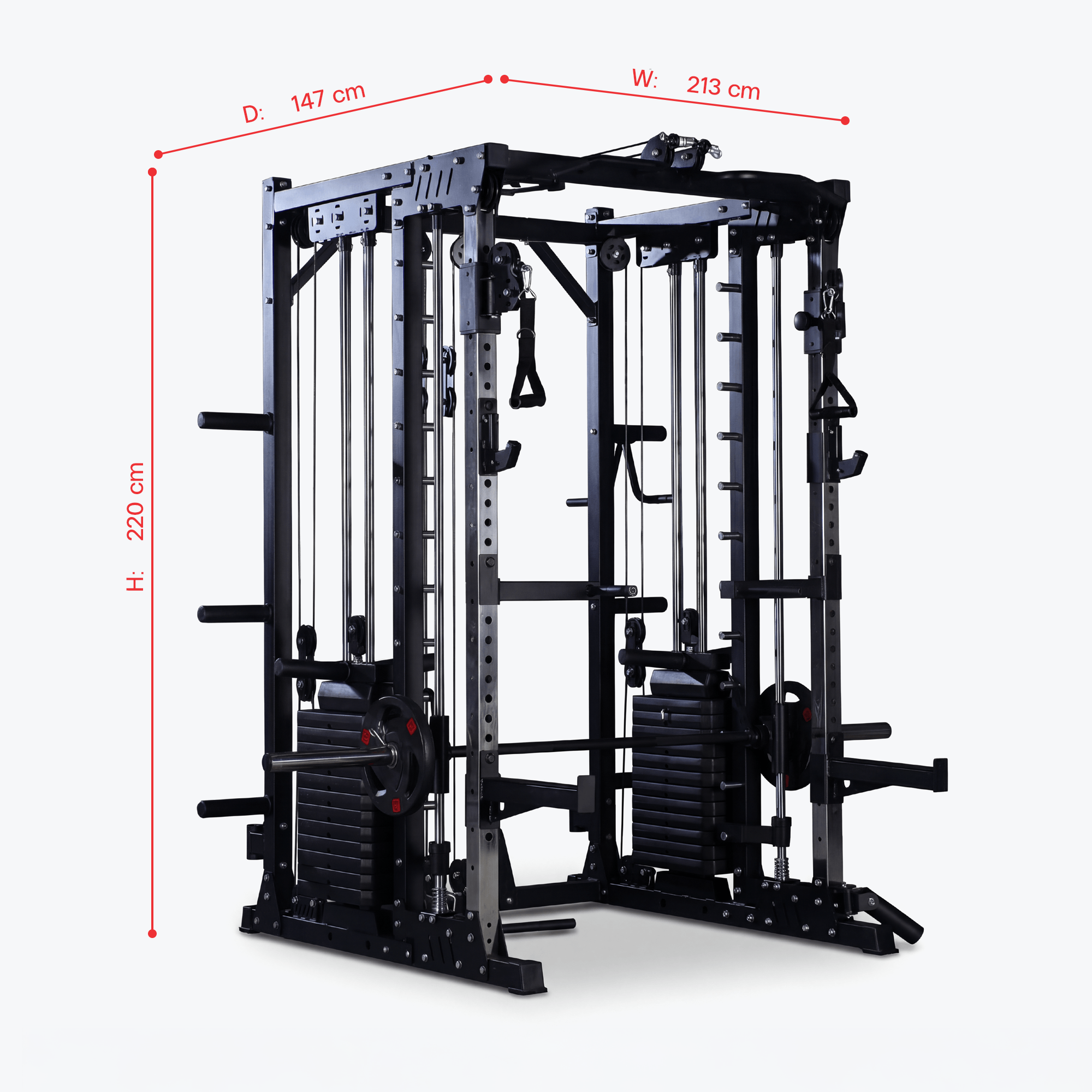 Smith Machine Scanner Premium Multi-Function Smith Machine | Ascend SM-900