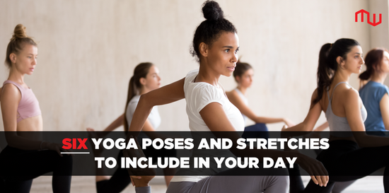 six poses de yoga